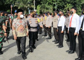 Amankan Nataru, Gresik Terjunkan Ratusan Personel Gabungan