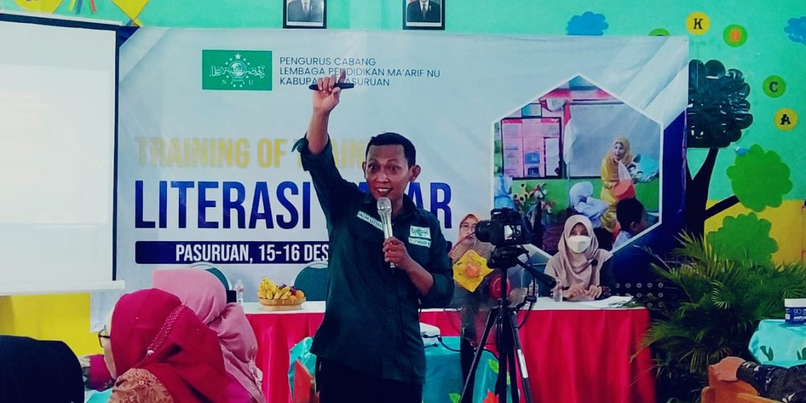 PC LP Ma’arif NU Pasuruan Gelar ‘Trainning of Trainner’ Literasi Dasar