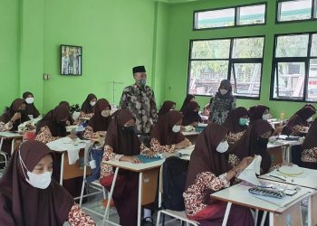 SMK Negeri 1 Buduran Sidoarjo Evaluasi PTM 100 Persen, Berjalan Aman dan Lancar