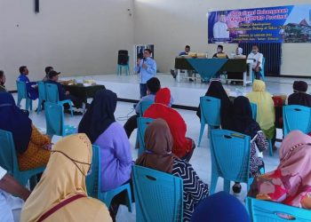 H Khulaim Junaidi saat memberi arahan di acara wawasan kebangsaan di Taman