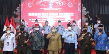 UPT Kumham Se-Bogor Raya Deklarasi Kinerja 2022