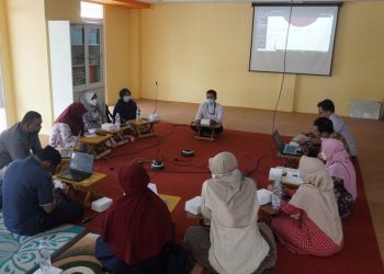 Asah Kemampuan Menulis Guru, Smamsatu Gelar Ngaji Jurnalistik