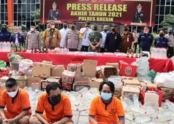 Selama 2021, Polres Gresik Tuntaskan 944 Kasus, Laka Lantas Menurun