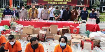 Selama 2021, Polres Gresik Tuntaskan 944 Kasus, Laka Lantas Menurun