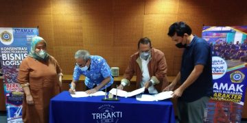 Stiamak-ITL Trisakti-PMLI Kerja Sama Pelatihan dan Penelitian Kelancaran Logistik Nasional