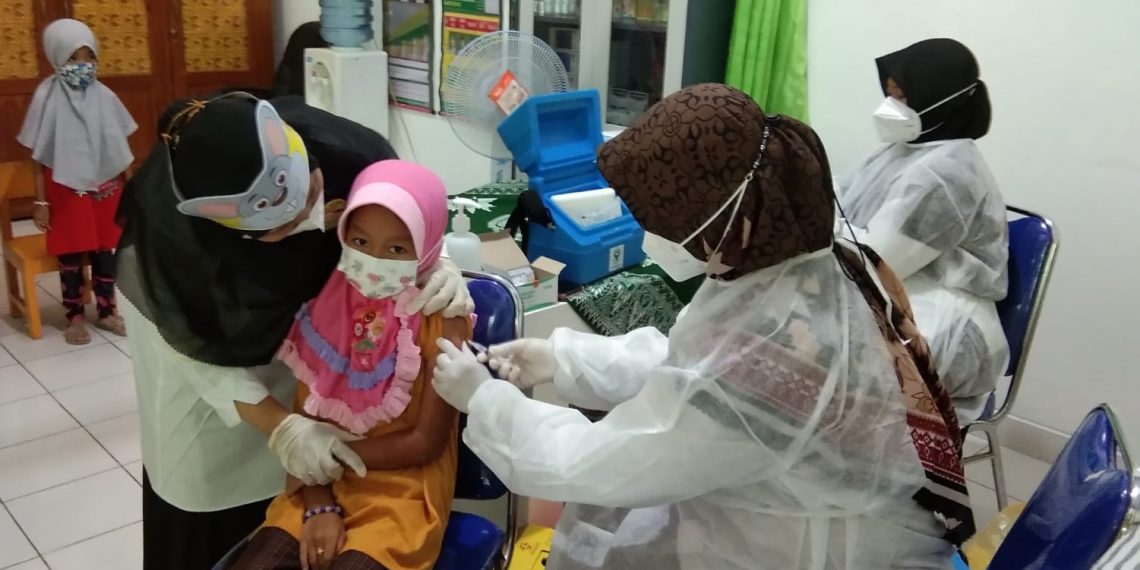 TK ABA Mardi Putra Bantul Vaksin Covid-19 Siswanya