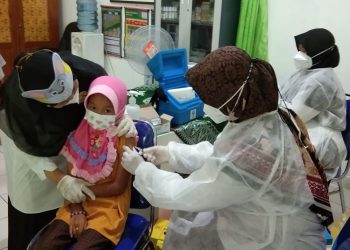 TK ABA Mardi Putra Bantul Vaksin Covid-19 Siswanya