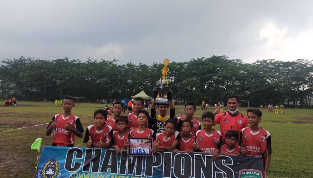 U-12 Akademi Talenta Muda Sidoarjo Juara 1 Piala Champions Games Festival Usia Muda 2021