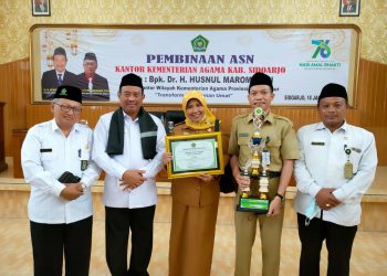 Masjid Ulul Albab SMKN 2 Buduran Juara 1 Terbersih dan Terindah Tingkat SMP/SMK/SMA