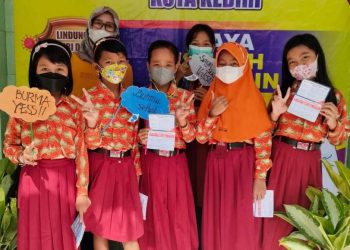 SDN Burengan 5 Kediri Tuntaskan Vaksinasi 143 Siswanya