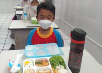 Siswa SD Al Muslim Peringati Hari Gizi Guna Menekan Angka Stunting di Indonesia