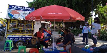 Peduli Literasi, Dari Tobos Hingga Motor, Perpus KEPALING Genteng 10 Tahun Mengabdi di Jalanan