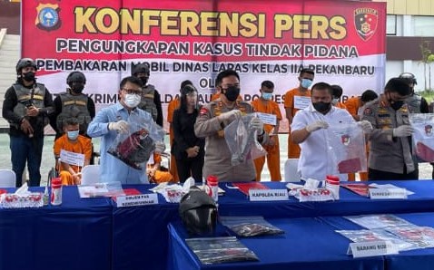 Pelaku Teror Lapas Pekanbaru Terungkap, Dirjenpas Sampaikan Penghargaan ke Polda Riau