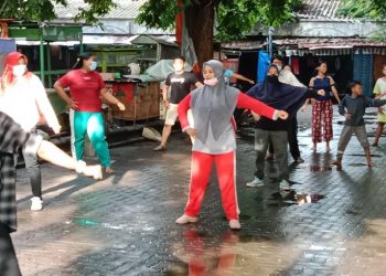 Awali Tahun Baru, Rumah Belajar Anjal Senam Bersama