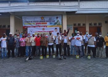 BHS Peduli fogging di RW 07 Perum Magersari, Sidoarjo