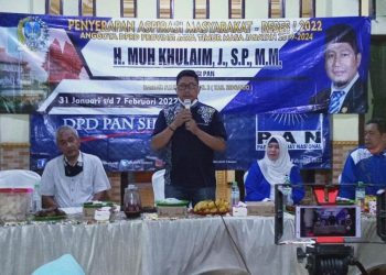 H Khulaim Junaidi saat reses di Kecamatan Prambon