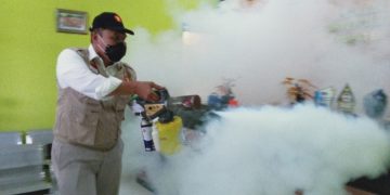 BHS dan Tim BHS Peduli Fogging di Dukuh Tengah, Cegah Penyebaran DBD