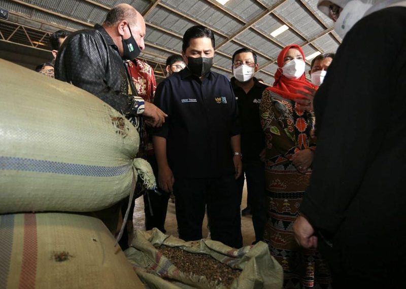 Menteri BUMN Erick Thohir dorong ekspor kopi
