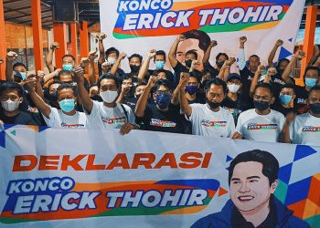 Konco Erick Thohir Siap Dukung Erick Maju Capres 2024