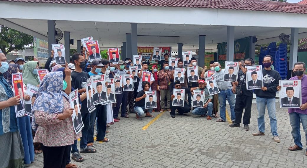 Mendaftar Pilkades, Abdul Khamid Rangkul Kawula Muda dan Berdayakan UMKM