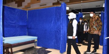 Gubernur Jawa Timur Tinjau Isoter MPP Sidoarjo