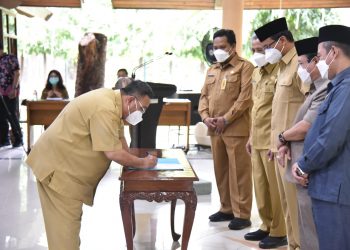 Bupati Muhdlor Akan Terus Evaluasi Kinerja OPD yang Lemot