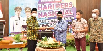 Peringati HPN 2022, Bupati Muhdlor Apresiasi Sikap Kritis Pers Kawal Kebijakan Pemerintah