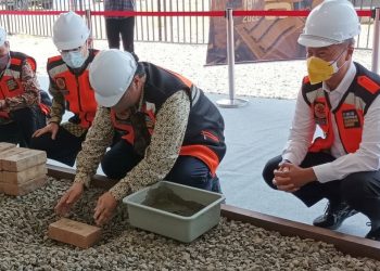 Naikkan Kapasitas Produksi, Menko Airlangga Lakukan ‘Groundbreaking’ Perluasan Smelting Gresik