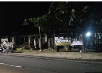 Spanduk Erick-Khofifah di Tuban