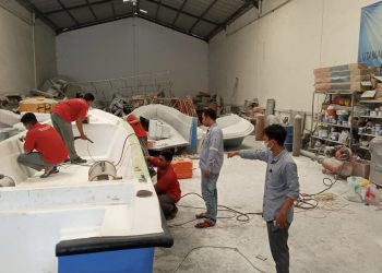 PKL Siswa SMKN 3 Buduran ‘On The Job Training’ Buat Kapal Patroli dan Kapal Wisata