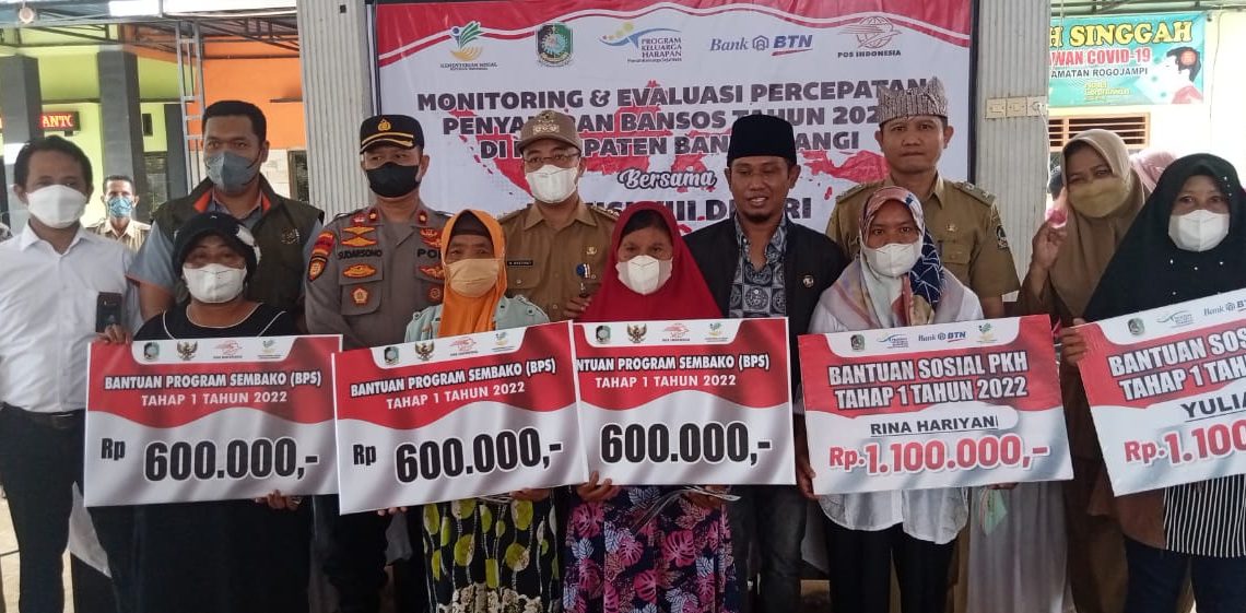 DPR Kawal Penyaluran BPNT di Desa Aliyan, Rogojampi