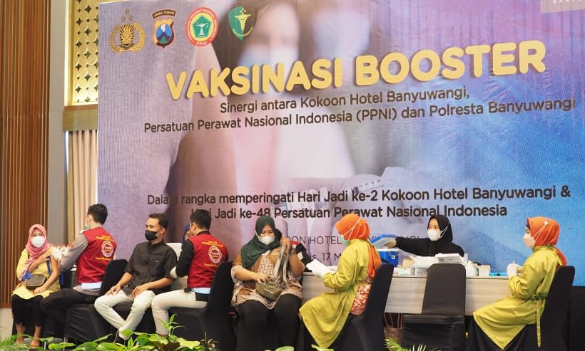 Peduli Herd Immunity, Kookon Hotel Banyuwangi Rayakan Hari Jadi ke-2 dengan Menggelar Vaksinasi