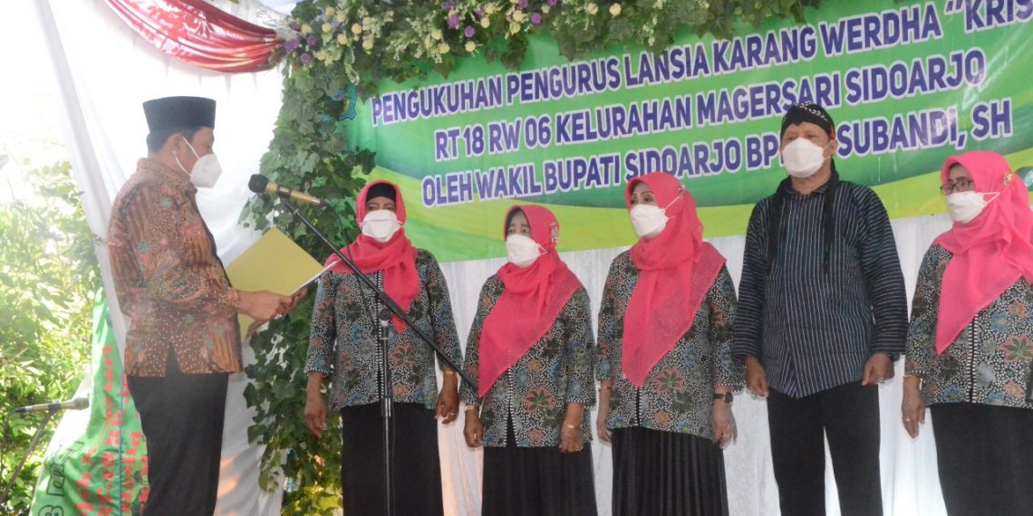 Wabup Subandi Mensupport Lansia Untuk Meningkatkan IPM Sidoarjo