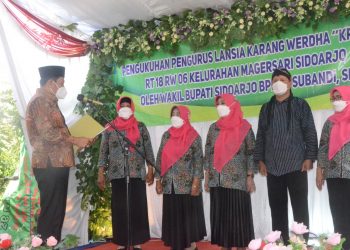 Wabup Subandi Mensupport Lansia Untuk Meningkatkan IPM Sidoarjo