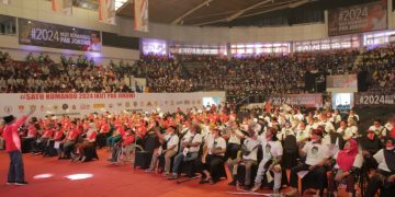 Ribuan Relawan Sapu Lidi Surabaya Raya Tegaskan Satu Komando 2024 Ikut Jokowi