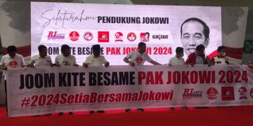 Relawan se-Provinsi Riau Gaungkan Joom Kite Besame Pak Jokowi 2024