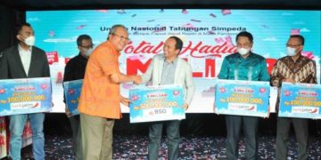 Nasabah Bank Jatim Borong Hadiah Ke-2, Undian Nasional Tabungan Simpeda