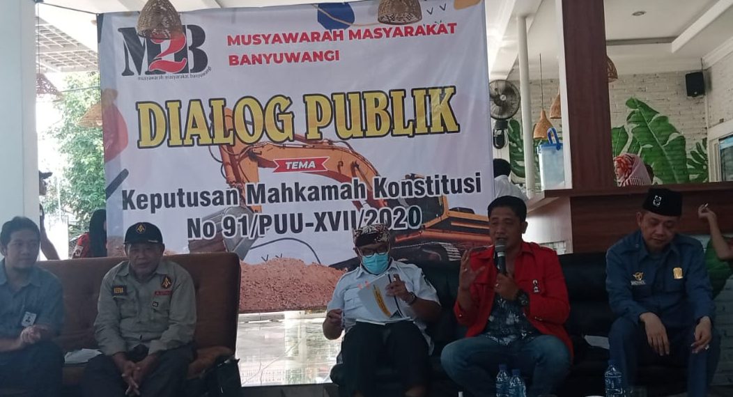 Polemik Perizinan Tambang di Banyuwangi, M2B Gelar Dialog Publik