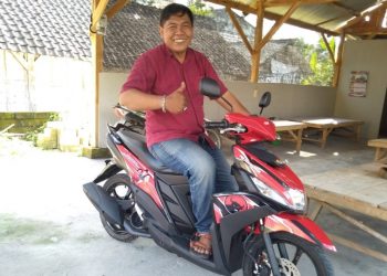 Dapat Motor, Ketua PAC PDIP Makin Semangat Berjuang