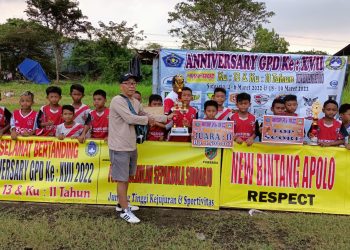 Tim Akademi Talenta Muda Sidoarjo U-11 Juara II Laga Anniversary Gelora Putra Delta