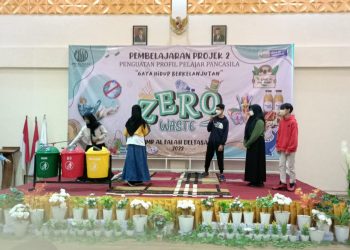 Kuatkan Pelajar Pancasila Siswa SMP Al Falah Sidoarjo Gelar Share Day Zero Waste