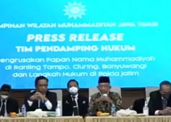 Seriusi Perusakan Plang Persyarikatan di Cluring, Banyuwangi, Muhammadiyah Laporkan ke Polda Jatim hingga Presiden