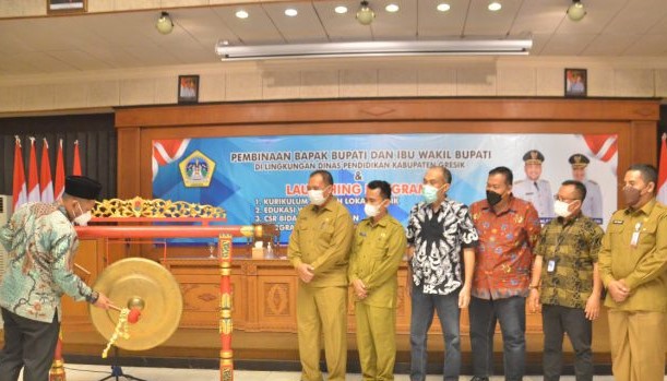 Dispendik Launching Kurikulum Mulok Sejarah Lokal Gresik
