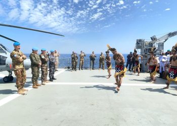 KRI Sultan Iskandar Muda-367 Jadi Tuan Rumah Pertemuan Petinggi UNIFIL