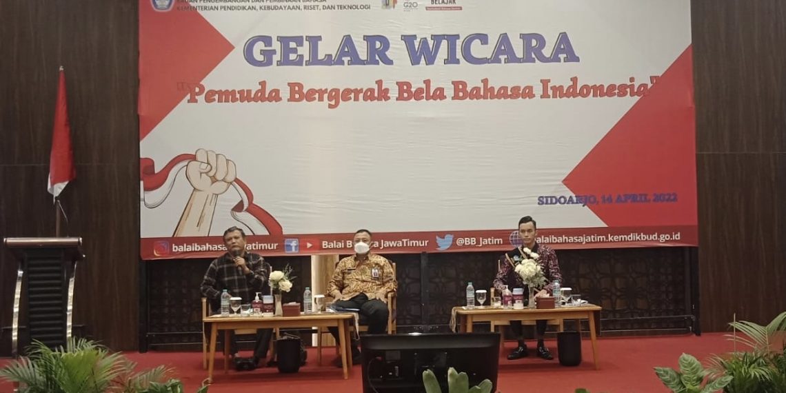 Ikatan Duta Bahasa dan Balai Bahasa Jatim Mengajak Pemuda Bergerak Bela Bahasa Indonesia