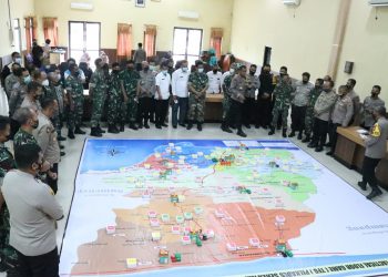 Demi Terciptanya Pelaksanaan Pilkades yang Aman dan Damai, Polres Pamekasan Gelar Rakor dan TWG