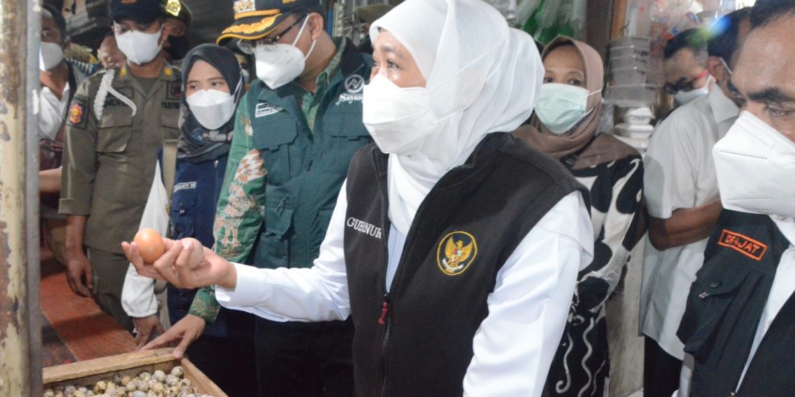 Gubernur dan Bupati Sidak Pasar Larangan Pastikan Harga Sembako Aman