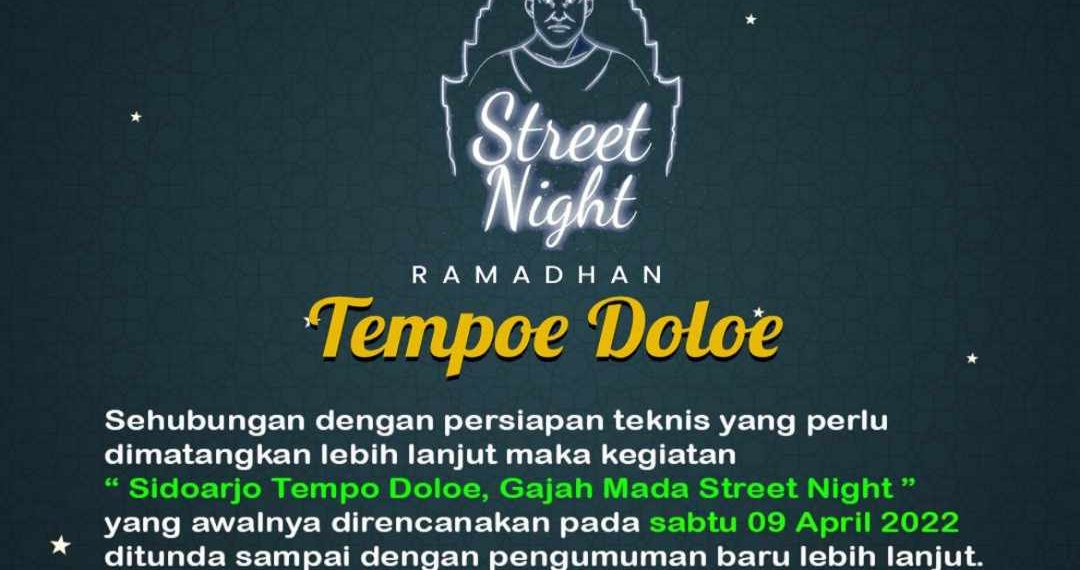 Kurang Persiapan, Gelar Sidoarjo Tempo Doeloe Ditunda