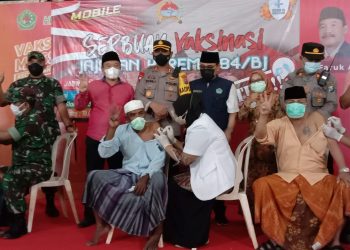 Pemkab Pamekasan Tinjau  Vaksinasi di Kecamatan Pasean