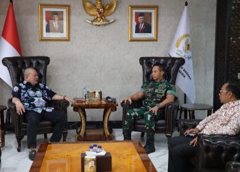 Kunjungi Ketua DPD RI, Panglima TNI Dukung Aparat Tak Represif ke Mahasiswa
